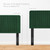 Milenna Channel Tufted Performance Velvet Full/Queen Headboard, Velvet, Green, 22080