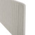 Milenna Channel Tufted Upholstered Fabric Full/Queen Headboard, Fabric, Light Brown Oatmeal, 22086