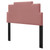 Kasia Performance Velvet Twin Headboard, Velvet, Pink, 22171