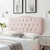 Sophia Tufted Performance Velvet Twin Headboard, Velvet, Pink, 22268