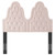 Augustine Tufted Performance Velvet Twin Headboard, Velvet, Pink, 22299