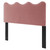 Athena Performance Velvet Full/Queen Headboard, Velvet, Pink, 22352