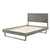 Alana Twin Wood Platform Bed With Angular Frame, Wood, Grey Gray, 22402