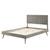 Alana Full Wood Platform Bed With Splayed Legs, Wood, Grey Gray, 22405