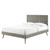Alana Twin Wood Platform Bed With Splayed Legs, Wood, Grey Gray, 22411