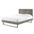 Marlee Full Wood Platform Bed With Angular Frame, Wood, Grey Gray, 22414