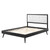 Willow Full Wood Platform Bed With Splayed Legs, Wood, Black White, 22450