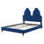 Alexandria Tufted Performance Velvet King Platform Bed, Velvet, Blue Navy, 23070