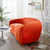 Abundant Performance Velvet Sofa, Velvet, Orange, 23134