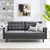 Exalt Tufted Performance Velvet Sofa, Velvet, Grey Gray, 23142