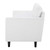 Exalt Tufted Fabric Sofa, Fabric, White, 23149