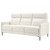 Huxley Leather Sofa, Leather, White, 23293