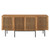 Parker Sideboard, Wood, Metal Steel, Brown Walnut, 23300