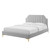 Sienna Performance Velvet Full Platform Bed, Velvet, Light Grey Gray, 23531