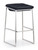 Lids Bar Stool Chair, Gray  Brushed Stainless Steel (set of two)