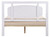 Seattle Queen Size Bed, White Wood
