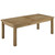 Marina Outdoor Patio Teak Rectangle Coffee Table, Brown Wood