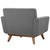 Engage Upholstered Armchair, Grey Fabric