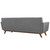Engage Upholstered Sofa, Grey Fabric