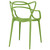Entangled Dining Armchair, Green Plastic