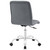 Prim Mid Back Office Chair, Grey Faux Leather