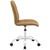 Prim Mid Back Office Chair, Tan Faux Leather
