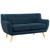Remark Loveseat, Navy Fabric