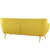 Remark Sofa, Yellow Fabric