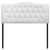 Annabel Full Vinyl Headboard, White Faux Leather