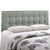 Emily Queen Fabric Headboard, Grey Fabric