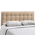 Emily Full Fabric Headboard, Beige Fabric