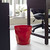 Lava Trash Bin in Red
