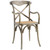 Gear Dining Armchair, Grey Wood