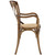 Gear Dining Armchair, Brown, Wood