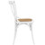 Gear Dining Side Chair, White Wood