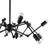 Tagmata Ceiling Fixture, Black Steel
