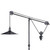 Credence Floor Lamp, Silver Steel