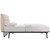 Addison Queen Bed, Beige Fabric