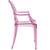 Casper Dining Armchair , Pink, Plastic