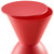 Haste  Stool, Red, Plastic