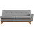 Engage Right-Arm Loveseat , Fabric, Grey