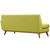 Engage Right-Arm Loveseat , Green, Fabric