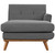 Engage Right-Arm Chaise , Grey, Fabric