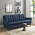 Beguile Fabric Sofa , Navy, Fabric