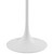 Lippa 28Inches Artificial Marble Bar Table, White, Marble, Steel