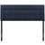 Emily Full Size Fabric Headboard, Blue, Fabric