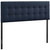 Emily Twin Size Fabric Headboard, Blue, Fabric