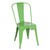 Talix Chair, Green, Metal