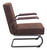 Father Lounge Chair Vintage Brown, Faux Leather