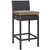 Lift Bar Stool Outdoor Patio Set of 2, Brown, Rattan 9631